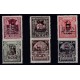 COLONIAS ITALIANAS RODI OCUPACION ALEMANA 1944 SERIE COMPLETA DE ESTAMPILLAS NUEVAS MINT SEGUNDA GUERRA MUNDIAL CON GARANTIA AL DORSO RARAS